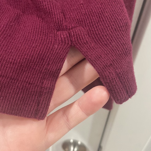 Polo Ralph Lauren 1/4 Zip Sweater Estate Rib Pullover Mens Size M Burgundy EUC - Picture 6 of 9